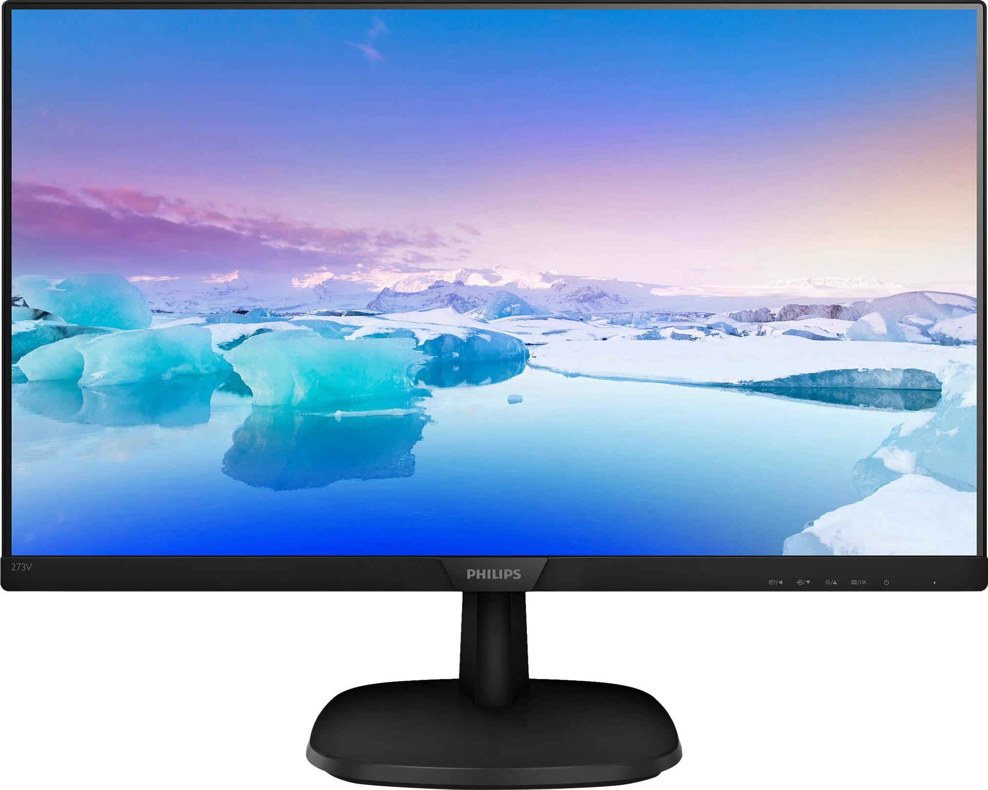 Philips V Line Full-HD-LCD-Monitor 273V7QDSB/00, 68,6 cm (27"), 1920 x 1080 Pixel, Full HD, LED, 4 ms, Schwarz