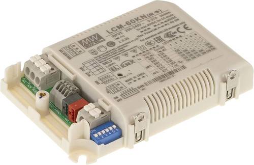MEAN WELL LCM-60KN LED-Treiber Konstantstrom 60.3W 500 - 1400mA 2 - 90 V/DC dimmbar 1St.