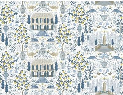 Rifle Paper Co.Camont Indigo Wallpaper