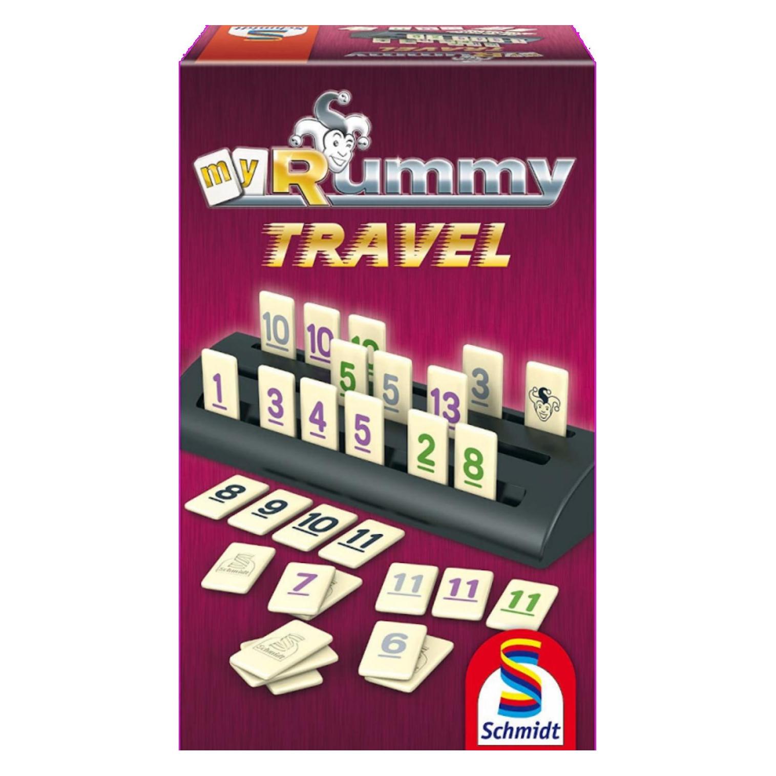 Schmidt Spiele MyRummy Travel (Deutsch, Französisch, 2 - 4 Spieler) (49284)