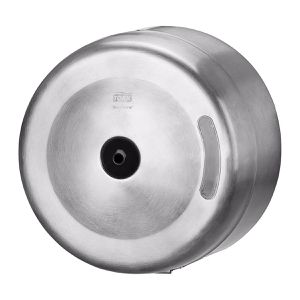 Tork Toilettenpapierspender SmartOne, 472054, T8 System, aus Edelstahl, für 1 Jumbo Rolle, silber