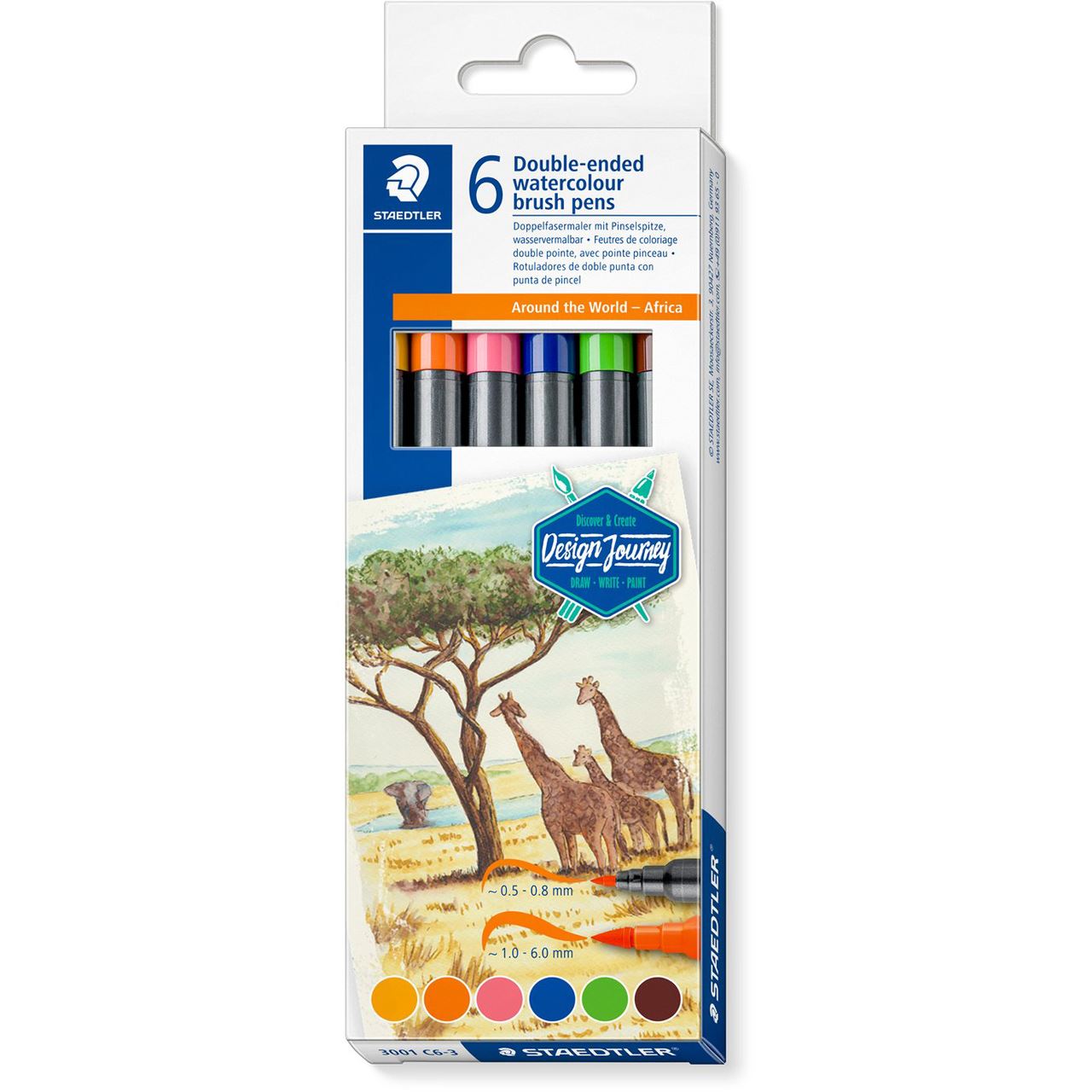 STAEDTLER "Design Journey" Around the world Afrika Set retail