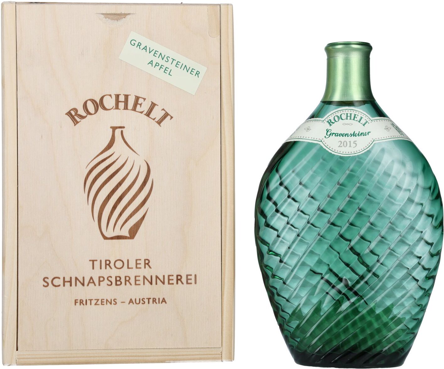 Rochelt Gravensteiner 2015 50% Vol. 0,35l in Holzkiste
