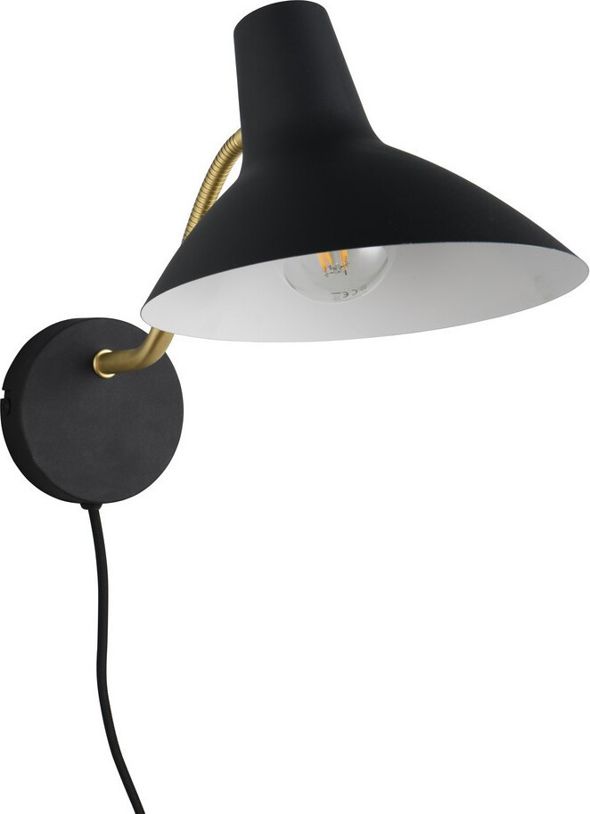 Trio Traveller lees wandlamp zwart