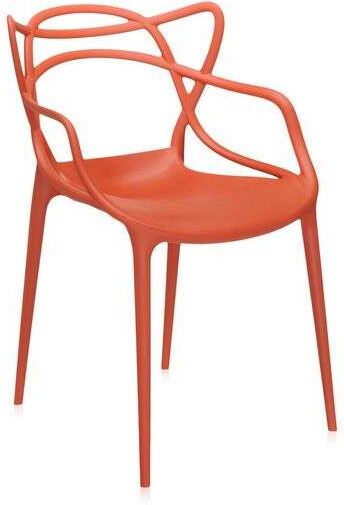 Kartell Masters Stuhl 4er Set (rostrot) rostrot