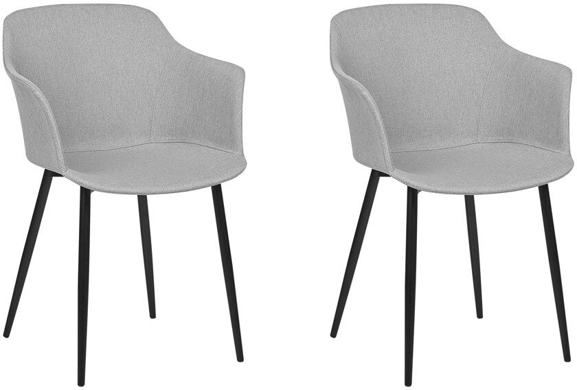 George Oliver Rein 45 cm H Linen Spindle Back Side Chair Grey 82cm H X 59cm W X 45cm D