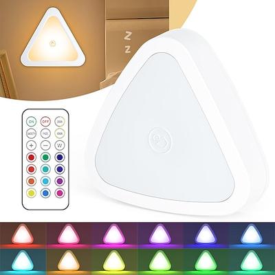 1 Stück RGB-Sensorlicht zum Dimmen der Schrankbeleuchtung, Fernbedienung steuert 13 Lichtfarben, einstellbare Helligkeit, Touch-Dimmen, magnetischer Saugnapf für den Kleiderschrank