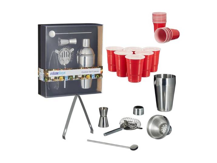 Relaxdays 55-delige cocktail set