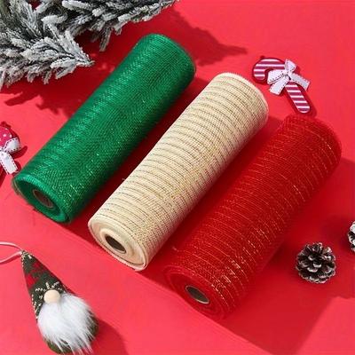 Uplifted Finds 10 Yard Polypropylene Decorative Mesh Roll For Handmade Christmas Tree Wreath Seasonal And DIY Holiday Decorations purple