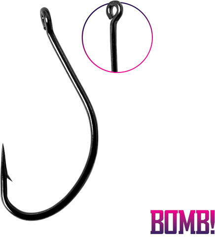 Delphin Hameҫon BOMB! D-SHOT /par 10 4 Beige, Black, Purple, Gray 4