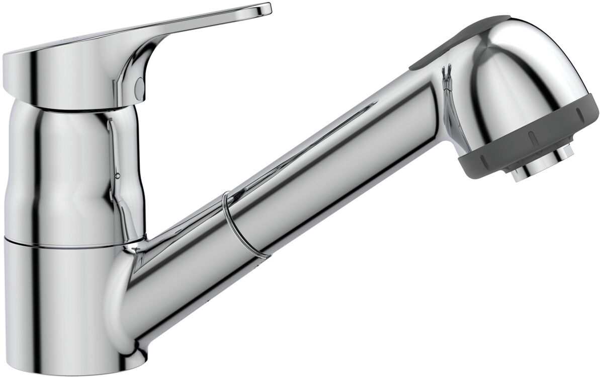 Ideal Standard robinet de cuisine BC146AA avec douchette extractible, chromé