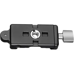Leofoto DC-24 Klemme mit Wasserwaage (Stativadapter), Stativ Zubehör, Schwarz