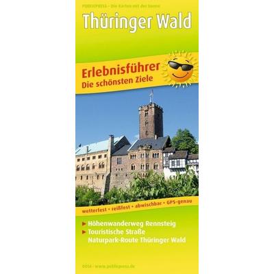 Publicpress Erlebnisführer Thüringer Wald 1:160.000, Sonstige von , KOMPASS Freytag & Berndt, 978-3-7473-0014-5