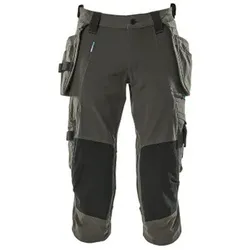 Dreiviertel-Hose mit Hängetaschen ADVANCED, Dunkelanthrazit, Größe C51 - dunkelanthrazit - C51