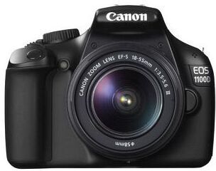 Canon EOS 1100D   Noir   EF-S 18-55mm 3.5-5.6 - Refurbished