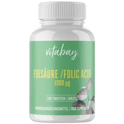 FOLSÄURE 1000 μg Calcium-L-Methylfolat vegan Tabl. 240 St