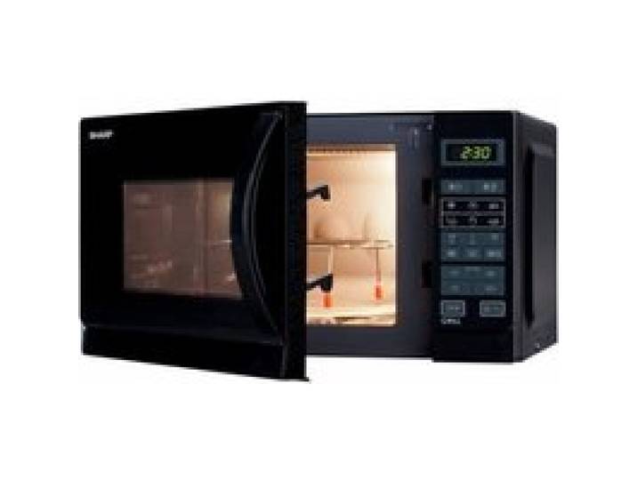 SHARP R-742BKW - Micro-ondes grill - Noir - 25L - 900 W - Grill 1000 W - Pose libre
