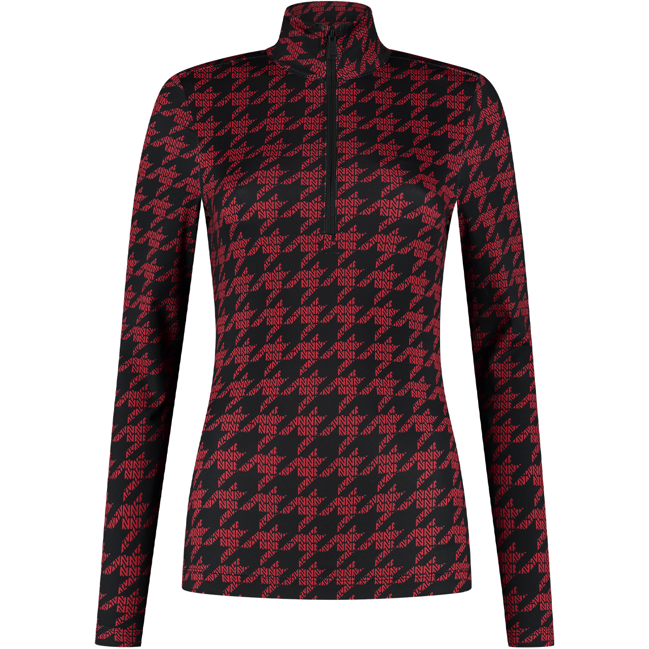Nikkie Damen Skishirt GEO LOGO red - 40