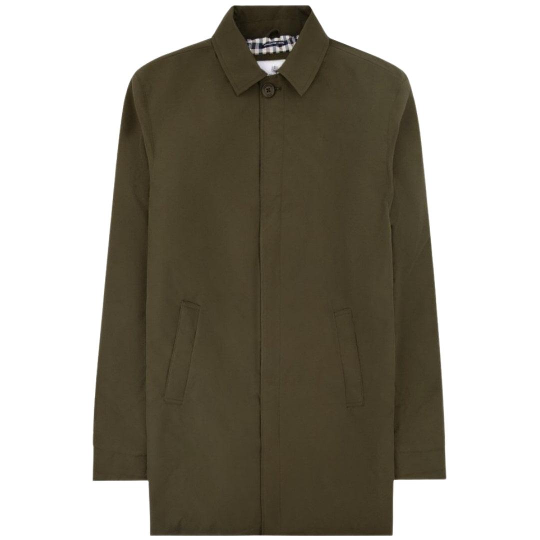 Aquascutum Active Shell Active Mid Trench Army Green Jacke