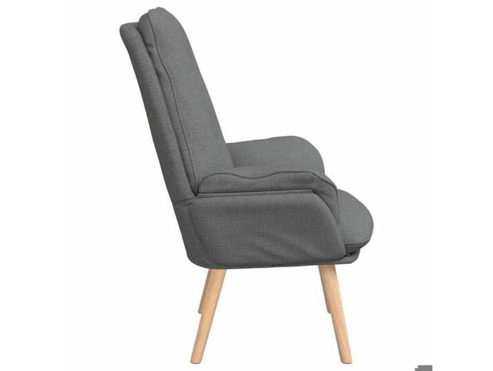Fauteuil Relaxant en Tissu Gris Foncé_2 ans garantie_23503