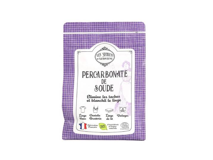 LES SECRETS DE LEONTINE Détachant et blanchissant au percarbonate de sodium, certifié ECOCERT, 500 g