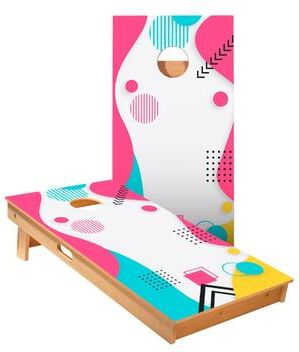 Skip's Garage 80s Pop Art Cornhole Boards