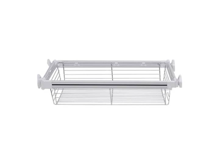 Ausziehbarer Korb aus Edelstahl und Aluminiumlegierung Mehrfarbig, mehrere Größen: Aufbewahrung for Küche, Büro, Kleiderschrank(White,664x460x170mm)