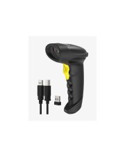 Inateck BCST-50 Barcode-Scanner Handgerät 2D-Imager 200 Scans/Sek. decodiert Bluetooth USB RF2,4 GHz (BCST-50_BLACK)