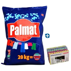 Waschmittelset ReinigungsBerater für Waschmaschinen 20 kg inkl. Vollwaschmittel und Wäscheklammern