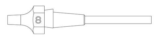 Weller XDS 8 SAUGDÜSE Ø1,5XØ2,9 L=10,5MM VERP. Saugdüse