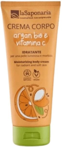 la saponaria Crema corpo idratante – Argan bio e Vitamina