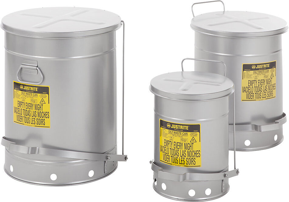 Sicherheitsbehälter SoundGard™, geräuschreduziert, Volumen 20 l Justrite