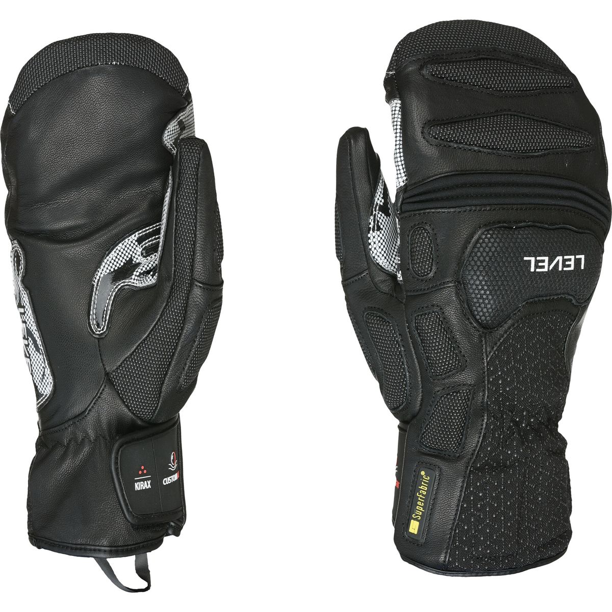 Level SQ CF Mitten black (01) 8 3018UM-01-8