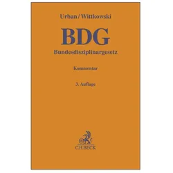 Bundesdisziplinargesetz, Fachbücher von Richard Urban, Bernd Wittkowski