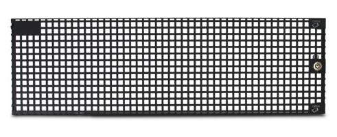 Intertech Voorgrille 3U zwart