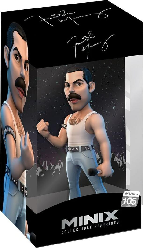 Minix Freddy Mercury Wembley knuffel, 12 cm