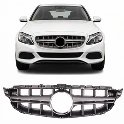 Kühlergrill Silber A-Type passend für Mercedes-Benz C-Klasse W205 S205 C205 A205 14-18