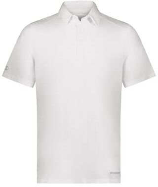 Holloway 222572 Electrify Polo Powered by Coolcore Shirt in White size Large   Polyester/Elastane