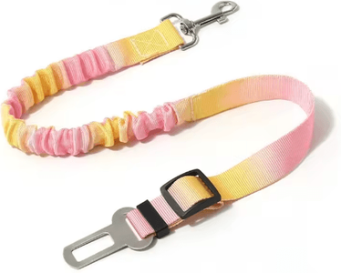 Inspire Picks Adjustable Car Safety Buckle Dog Leash Gradient Pet Seat Belt For Safe Travel c