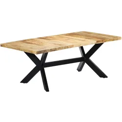 Helloshop26 - Designer-Wohn-/Esstisch 200 cm massives Mangoholz