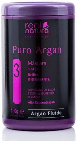 Real Natura Máscara Sem Sal Puro Argan 1kg