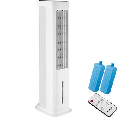 TecTake GmbH tectake luftkühler alaska 4in1 mobiles klimagerät luftbefeuchter ventilator luftreiniger weiß 23x29x86,5 cm