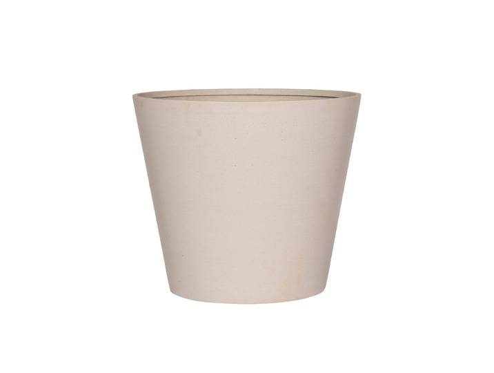 Hochwertiger In-/Outdoor Blumentopf „Refined Bucket“ Natural White Pottery Pots
