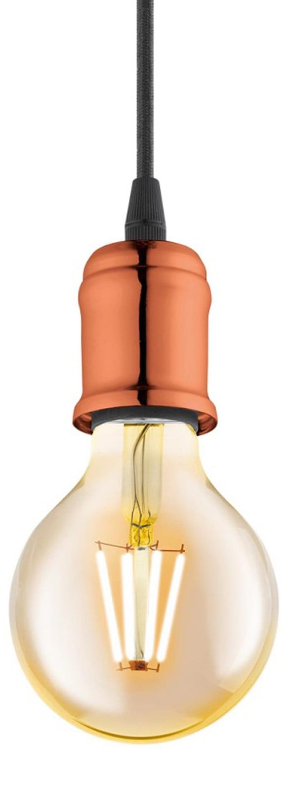 Eglo Yorth Roodkoperen Hanglamp Pendel