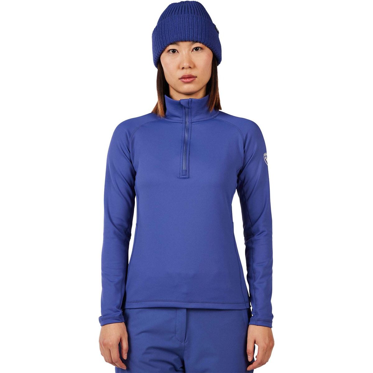 Rossignol W Mid Layer Stretch Half Zip future blue (A03) XS RLOWL17 A030XS