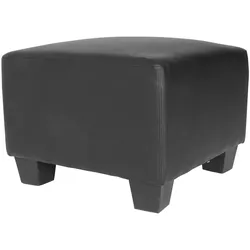 Modular Ottomane Moncalieri, Kunstleder ~ schwarz