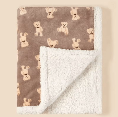 Inspire Essentials SnuggleNest Winter Baby Blanket Fleece Swaddle Wrap d 75x100cm