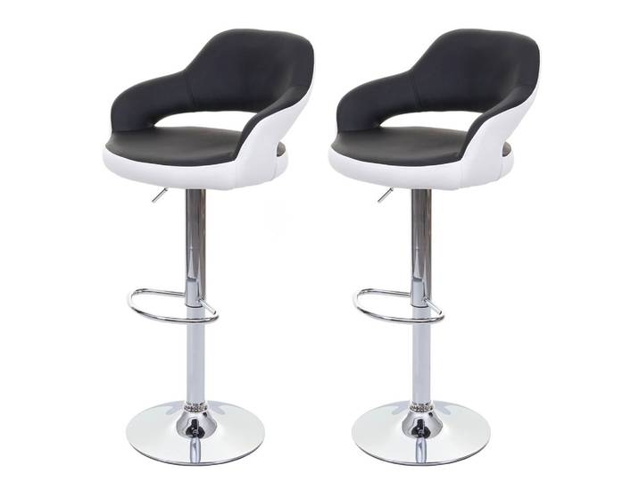 BARHOCKER Schwarz, Weiß 2er-Set