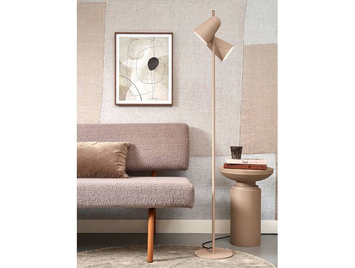 Lampadaire Salamanca 28 x 145 x 28cm Beige/Sable fer E14