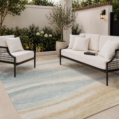 Addison Rugs Machine Washable Indoor/ Outdoor Ombre Volga Chantille Rug